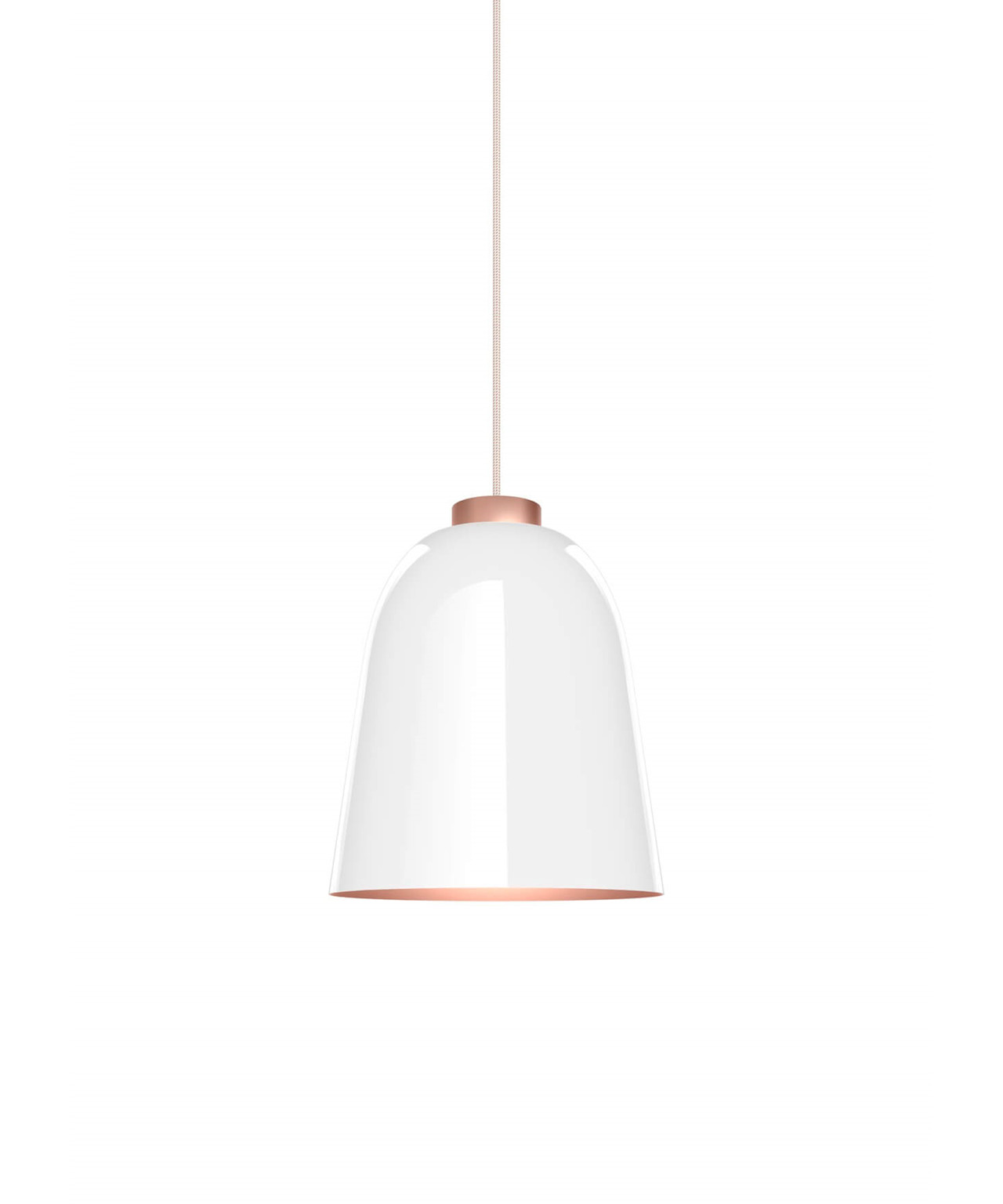 Summera Pendel Medium Blank Hvid/Rød Guld Shapes