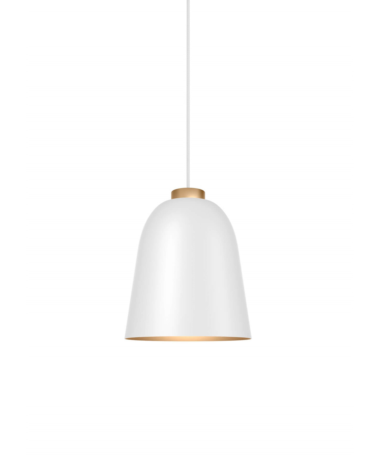 Summera Pendel Medium Mat Hvid/Guld Shapes