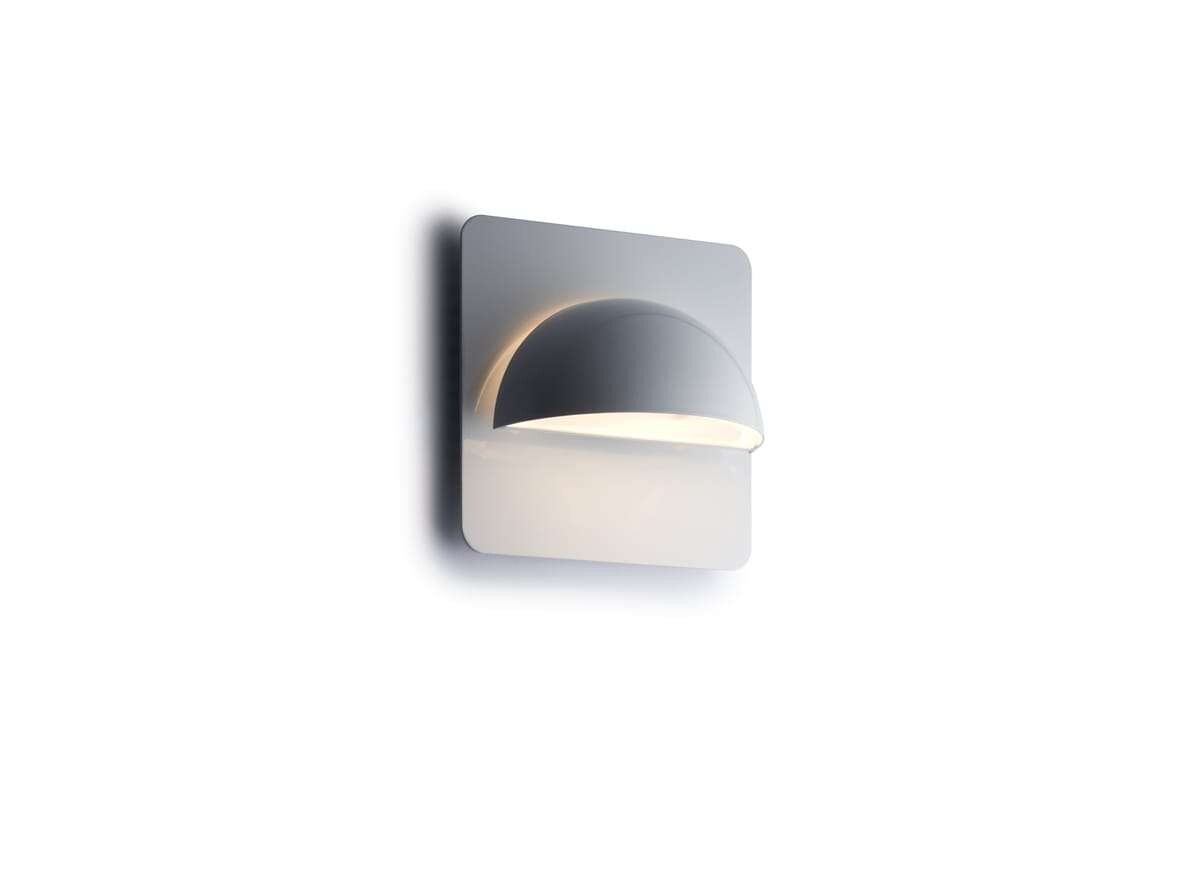LIGHT-POINT - Rørhat Utendørs Vegglampe White med bakplate Light-Point