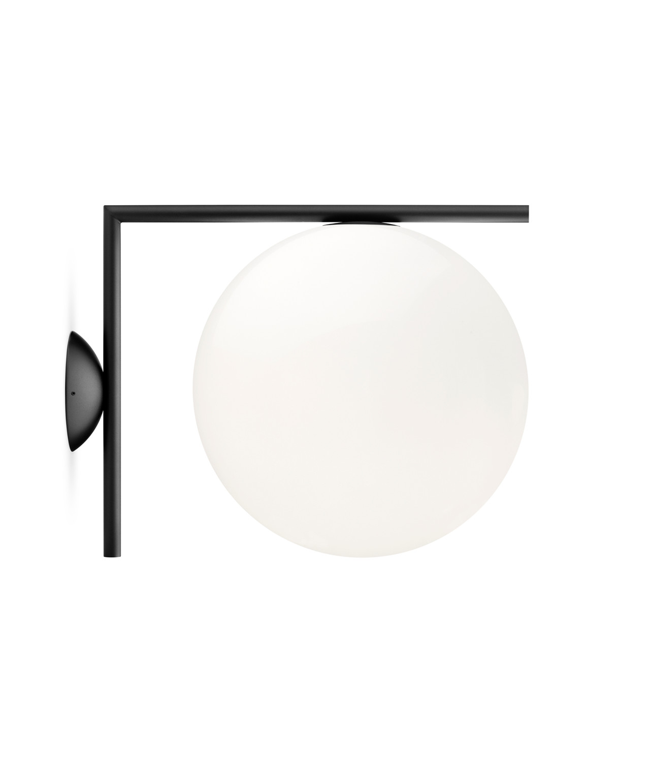 Flos IC C/W2 Loftlampe/Væglampe Mat Sort