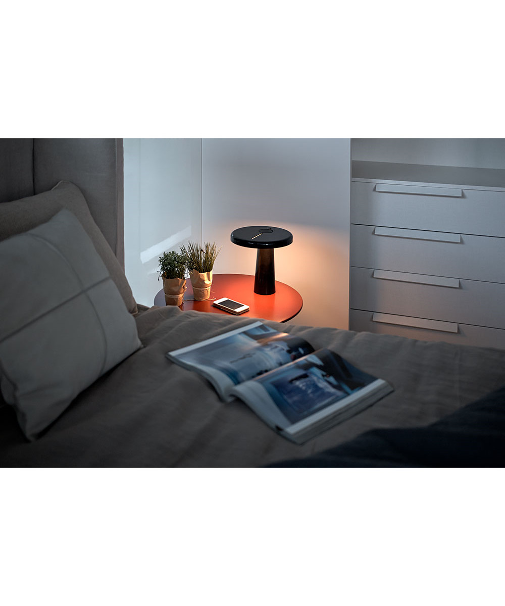 Hoop Bordlampe Sort