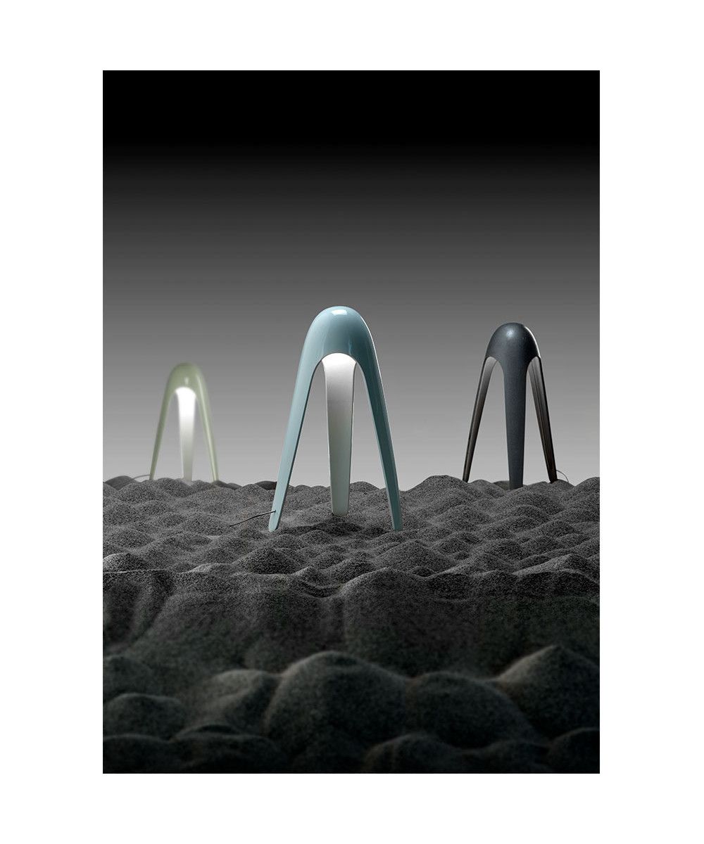 Martinelli Luce Cyborg Bordlampe Aluminium Martinelli Luce