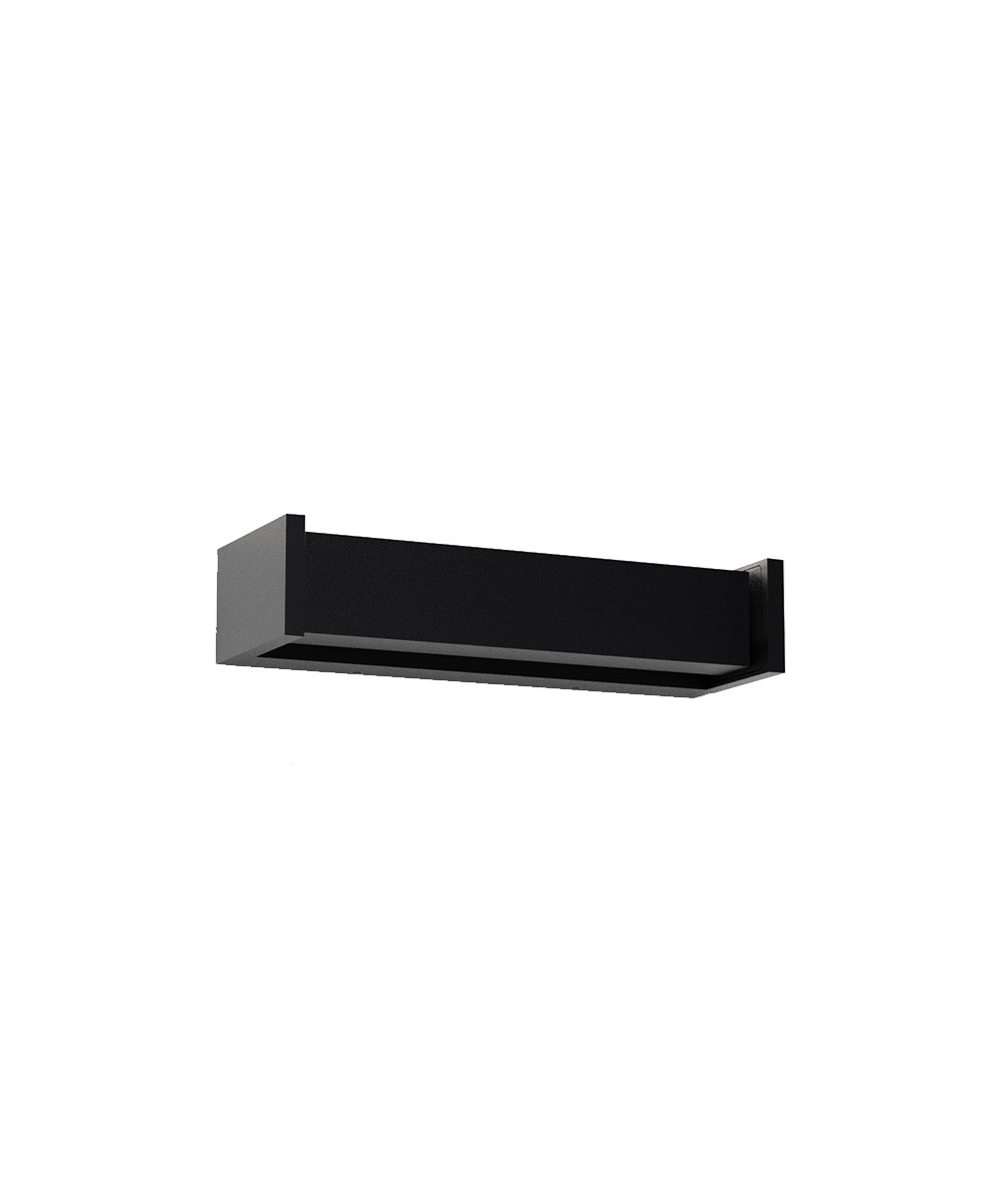 IP44.de Slat One Udendørs Væg/Loftlampe Black