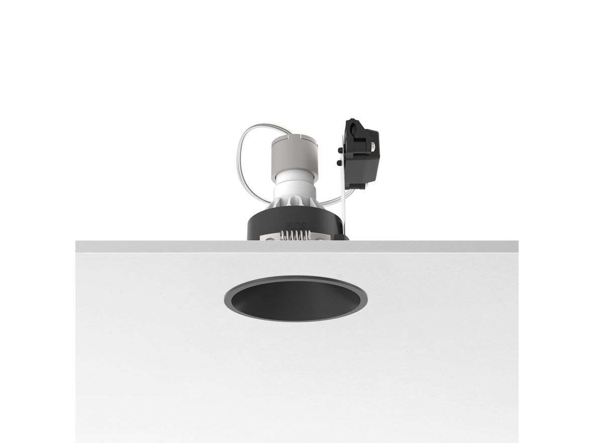 Flos – Easy Kap 80 Fixed Inbyggdasspot Black