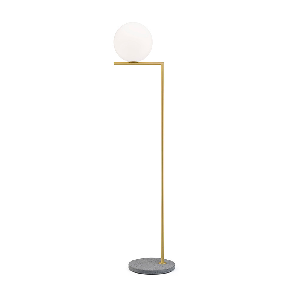 Flos – IC F2 Outdoor Brass (Grey Lava Marble)