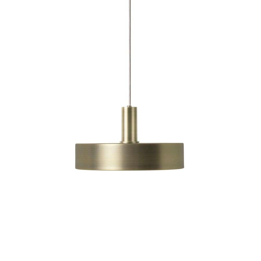 Ferm Living Collect Pendel Record Low Brass