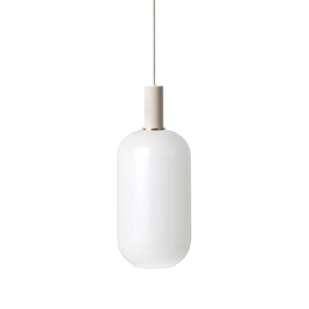 ferm LIVING - Collect Pendel Opal Tall Low Light Grey