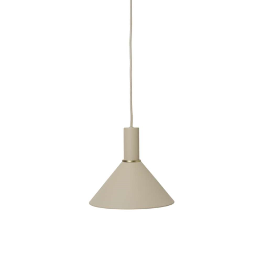 ferm LIVING – Collect Taklampa Cone Low Cashmere