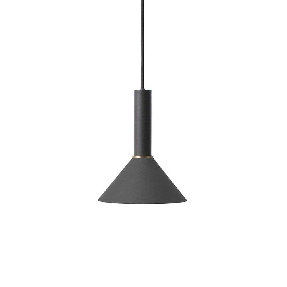 ferm LIVING – Collect Taklampa Cone High Black ferm LIVING