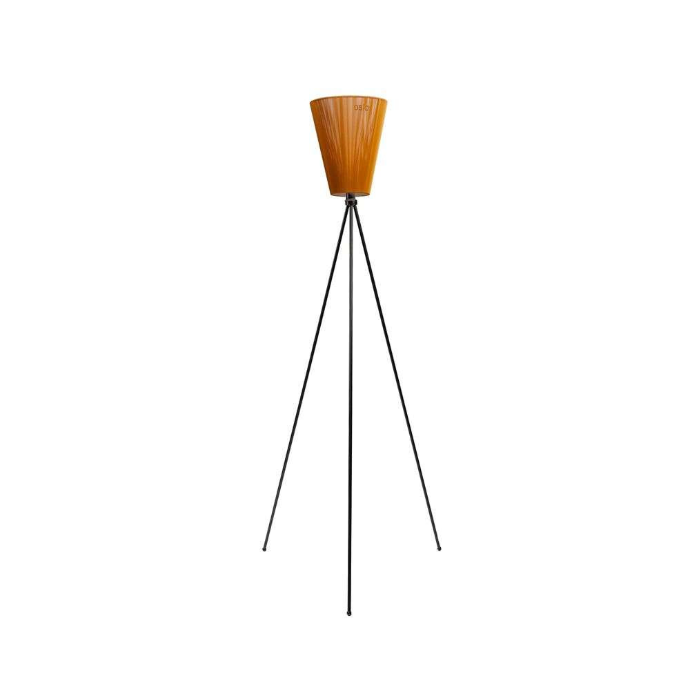 Northern Oslo Wood Gulvlampe Sort/Caramel