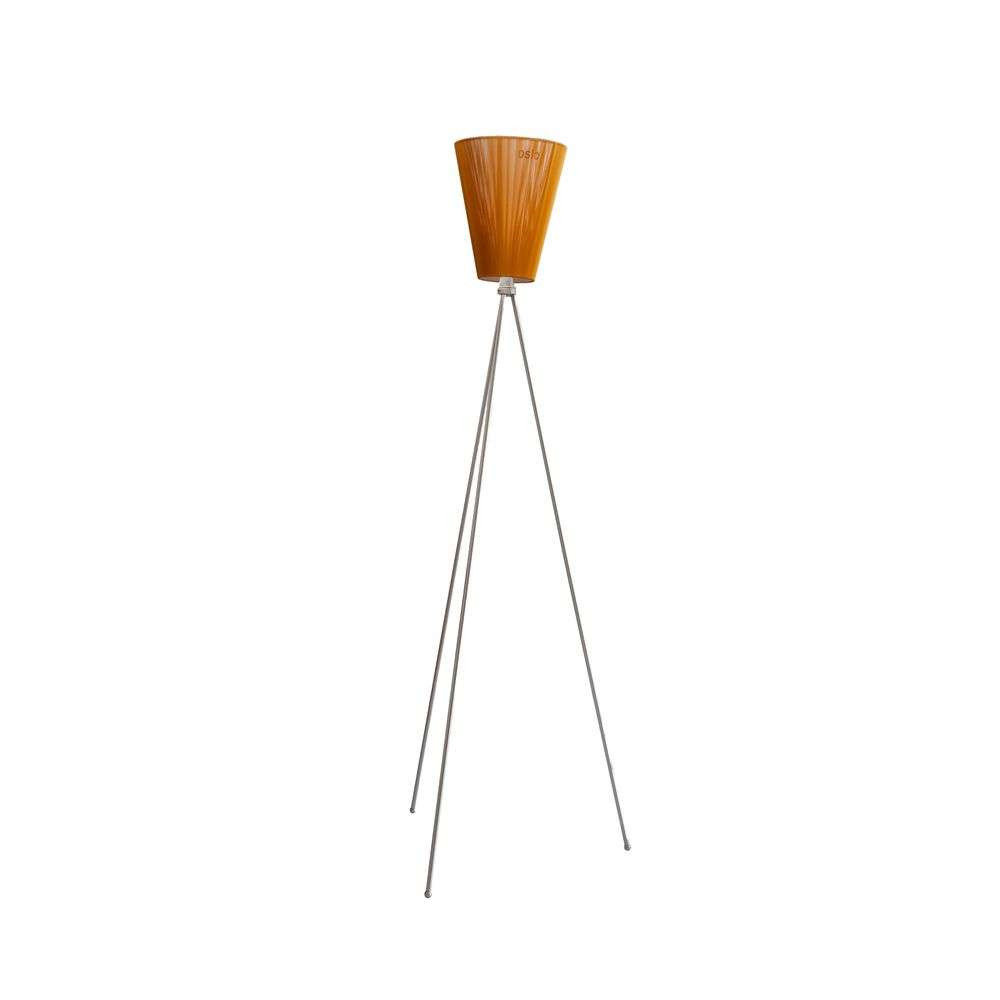 Northern – Oslo Wood Golvlampa Stål/Caramel Northern