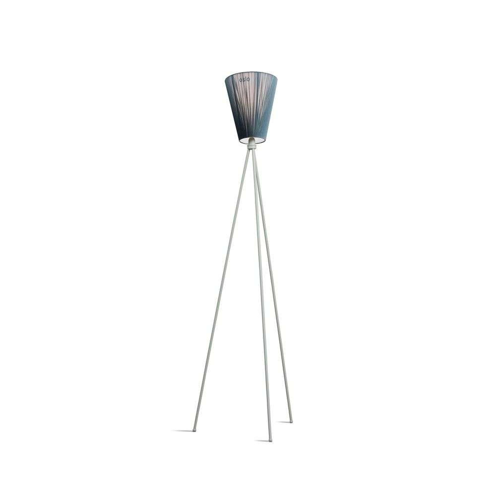 Northern – Oslo Wood Golvlampa Light Grey/Grön