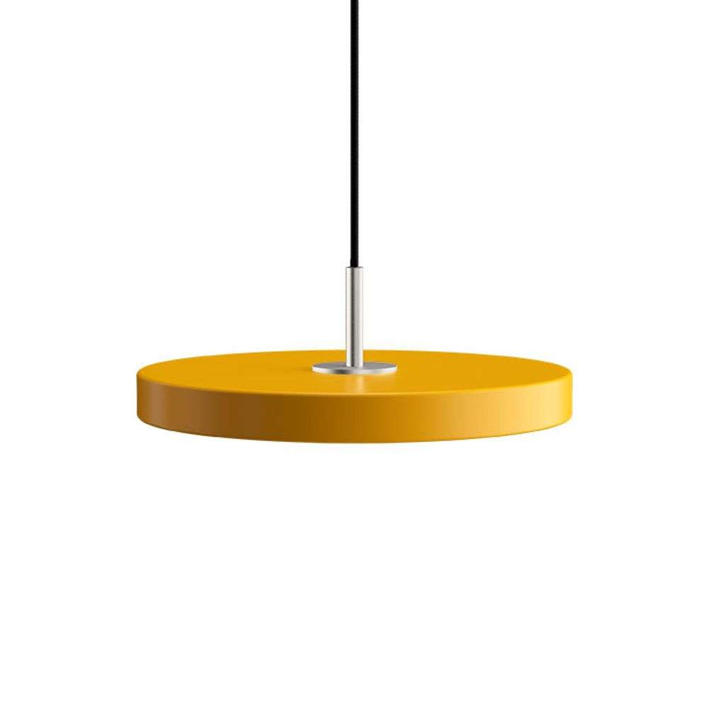 UMAGE – Asteria Mini Taklampa Saffron Yellow/Steel Top Umage