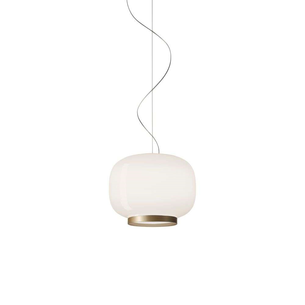 Foscarini Chouchin 1 LED Pendel Dim White/Gold