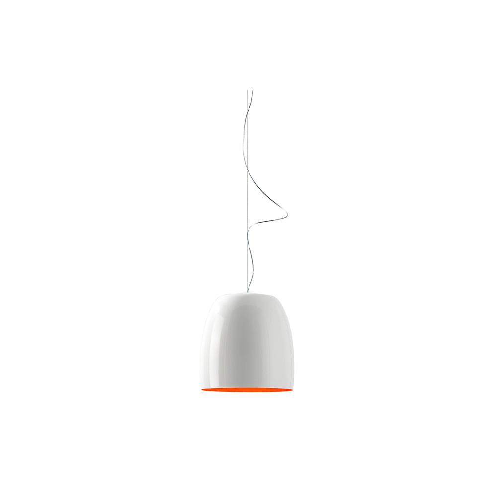 Prandina Notte Metal S1 Pendel Glossy White/Orange