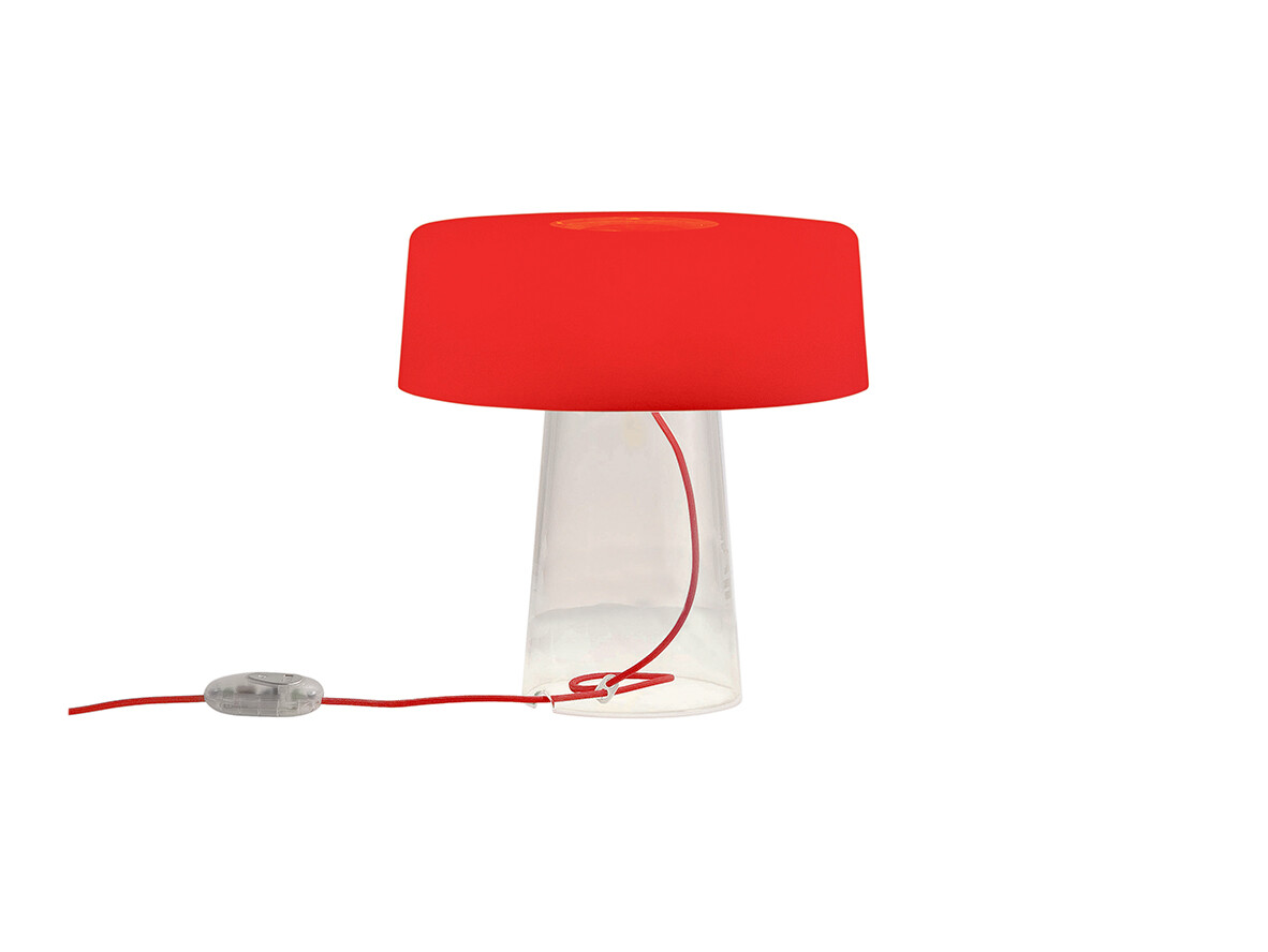 Prandina – Glam T1 Bordslampa Opal Red/Crystal Prandina