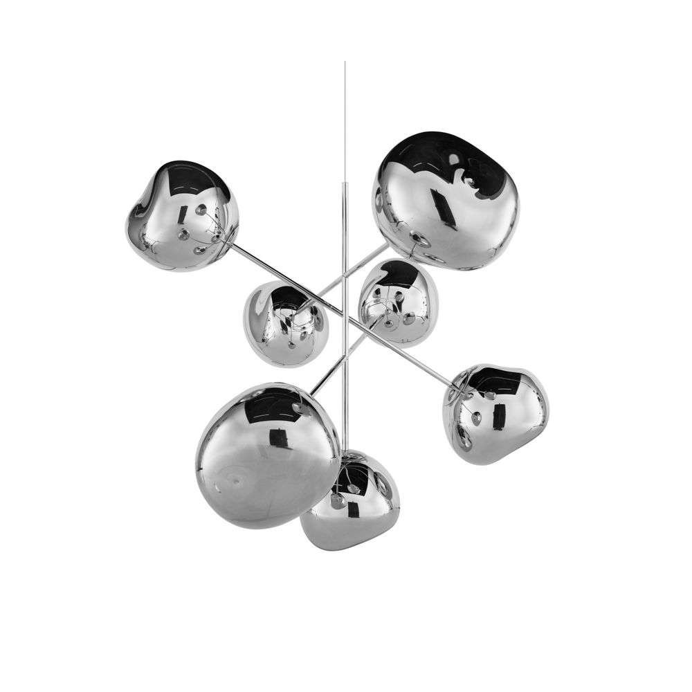 Tom Dixon Melt LED Chandelier Large Chrome