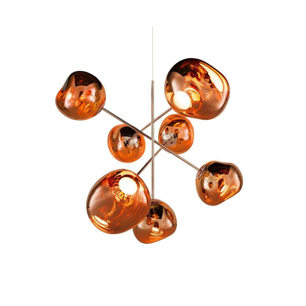 Tom Dixon Melt LED Chandelier Large Copper