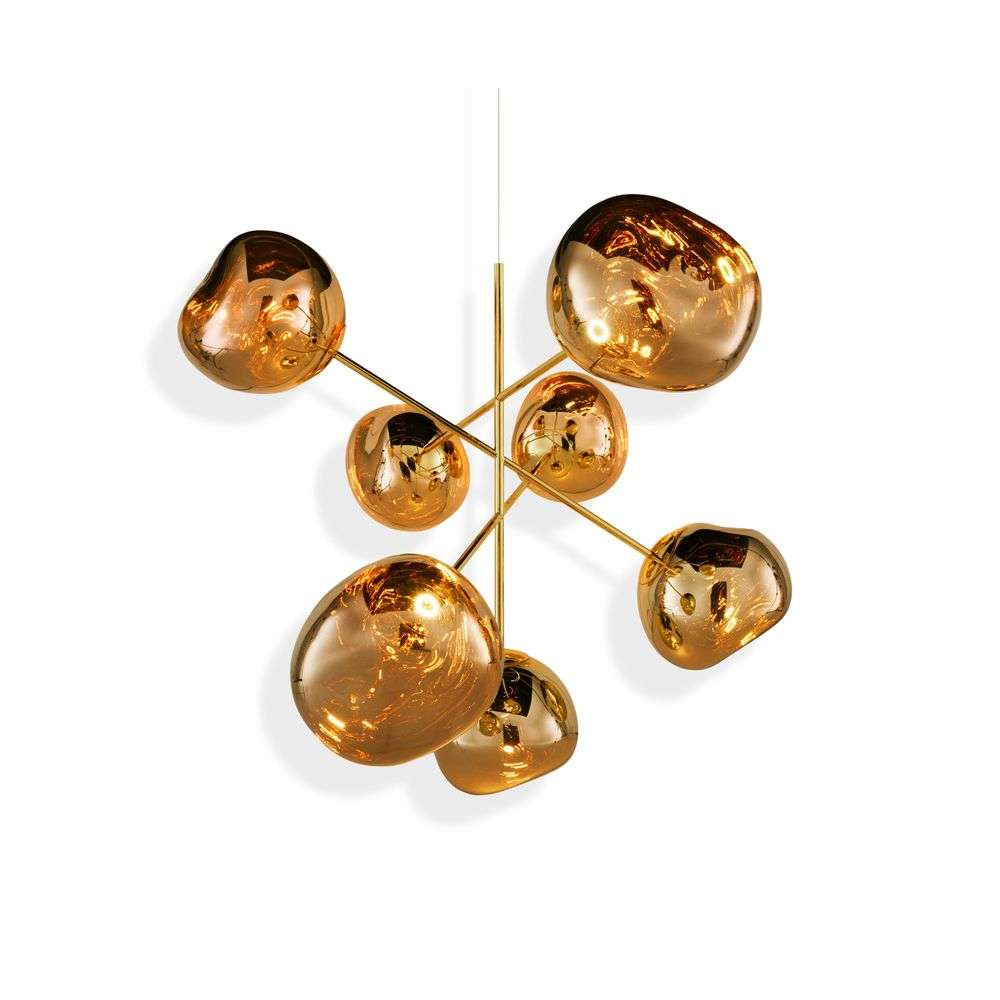 Tom Dixon Melt LED Chandelier Large Gold