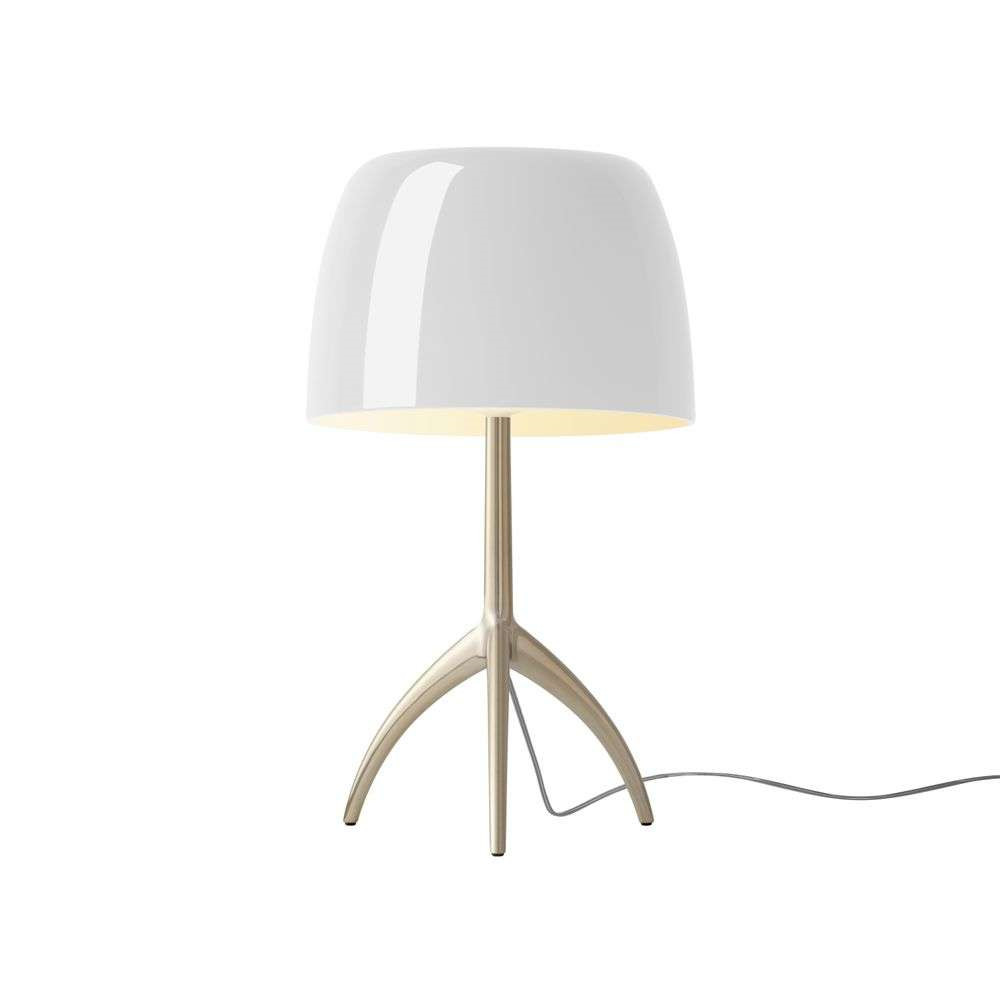 Foscarini Lumiere Grande Bordlampe E27 Champagne/Hvid