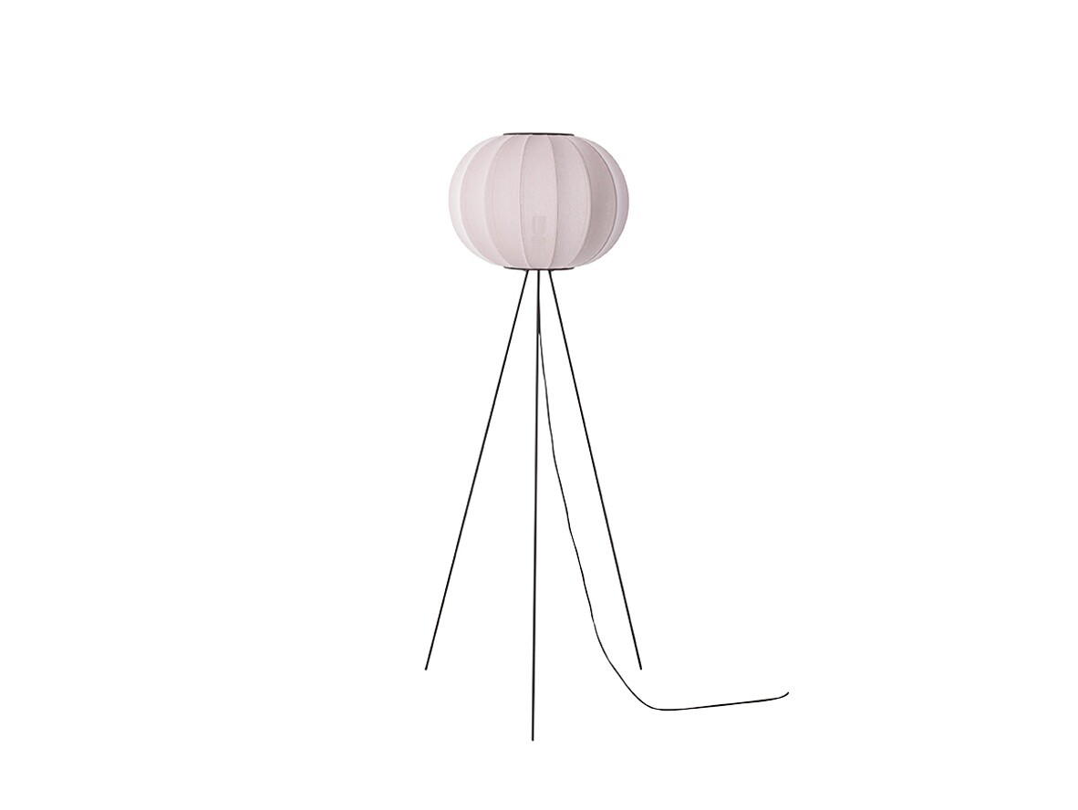 Made By Hand – Knit-Wit 45 Round Gulvlampe Høj Light Pink