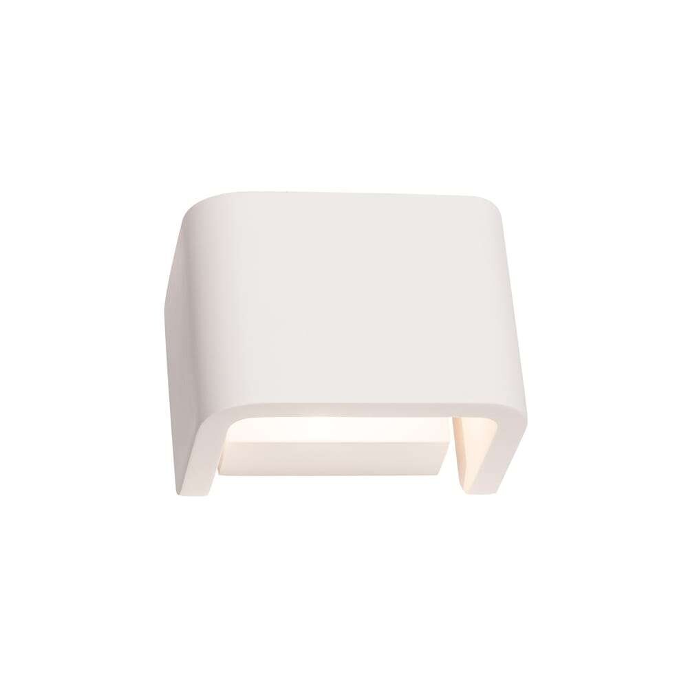 SLV – Mana Square Vägglampa Dim-To-Warm Cast White