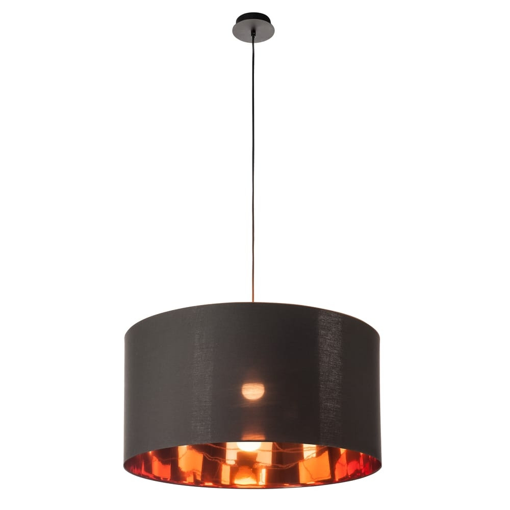 SLV – Fenda Taklampa Ø70 Black/Copper/Black