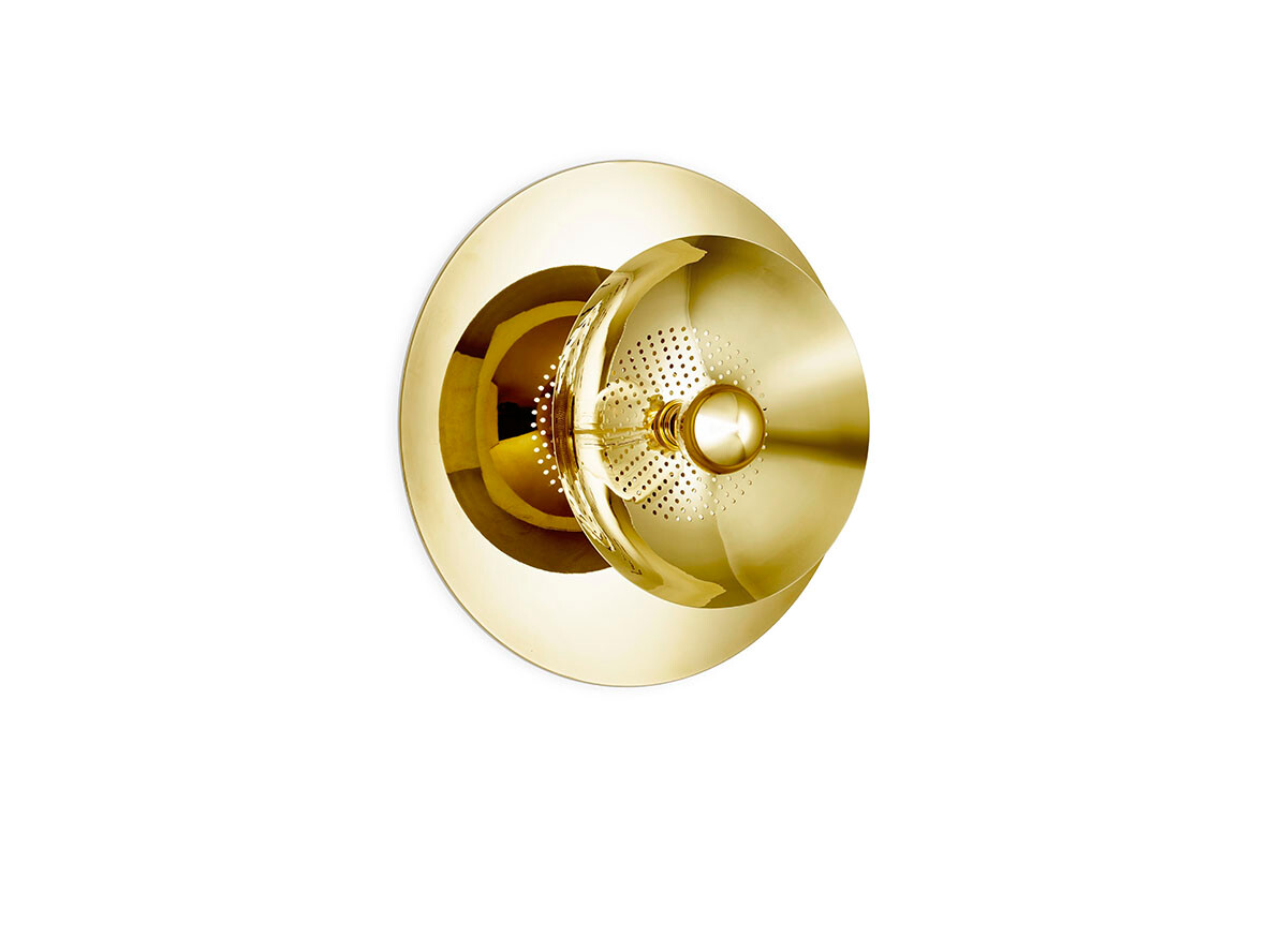 Design By Us – Wanted Vägglampa w/Plate Gold
