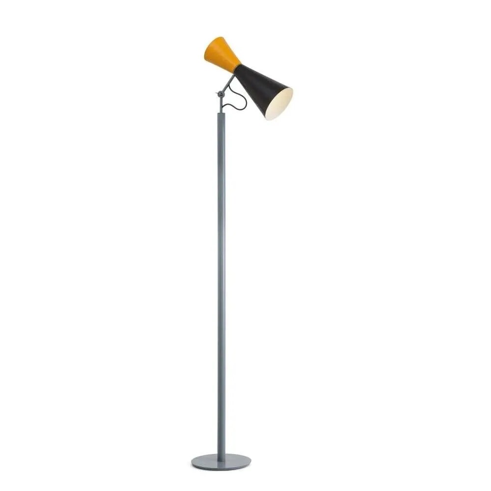 Nemo Lighting Parliament Gulvlampe Black/Yellow