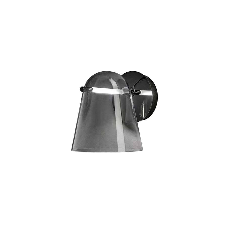 Prandina – Sino W3 Vägglampa Black/Chrome