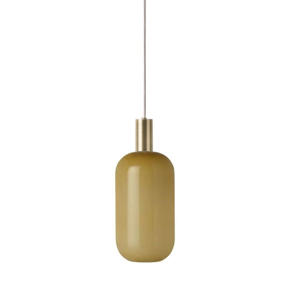 ferm LIVING - Collect Pendel Opal Tall Southern Moss Low Brass