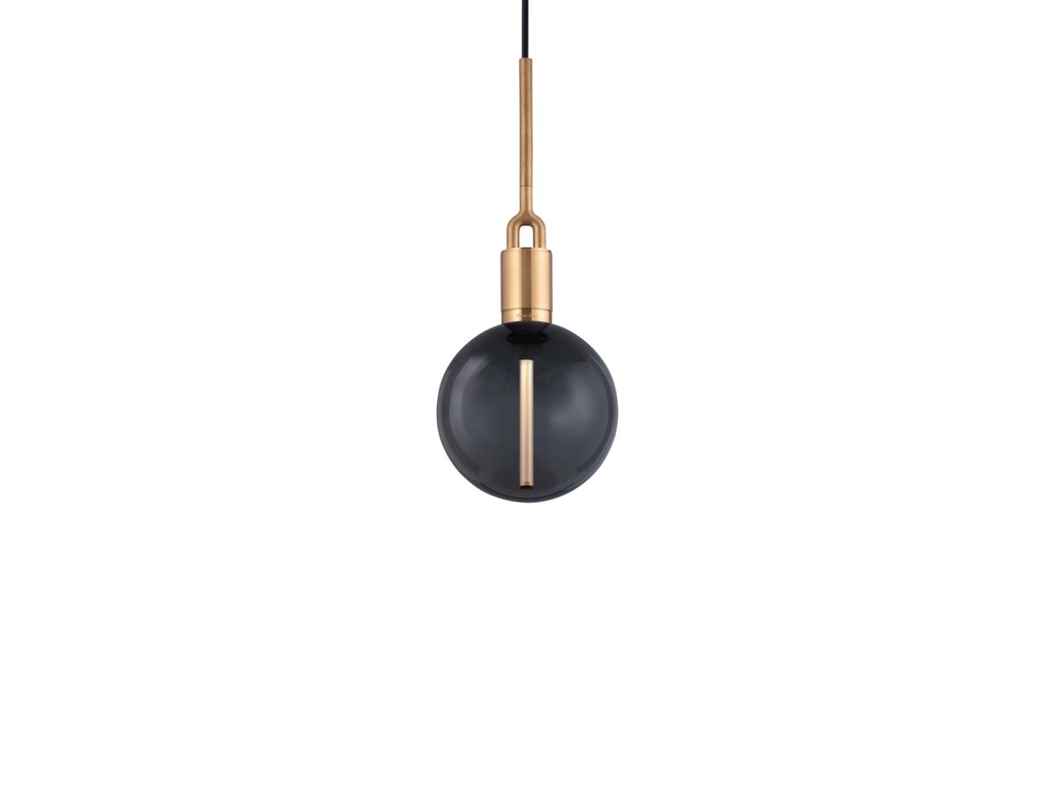 Buster+Punch – Forked Globe Taklampa Dim. Medium Smoked/Brass Buster+Punch