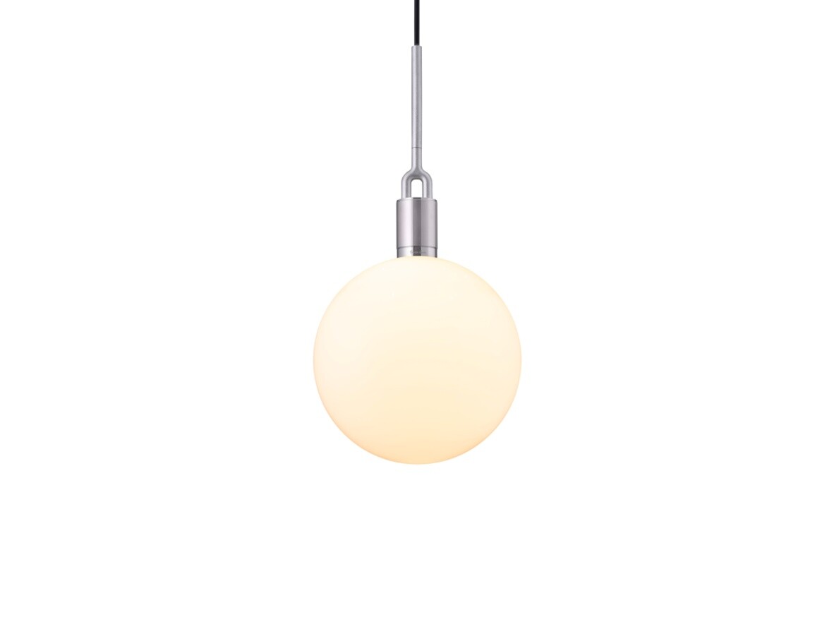 Buster+Punch – Forked Globe Taklampa Dim. Large Opal/Steel Buster+Punch