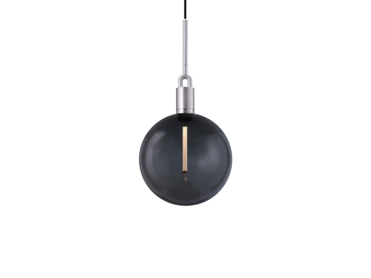 Buster+Punch – Forked Globe Taklampa Dim. Large Smoked/Steel