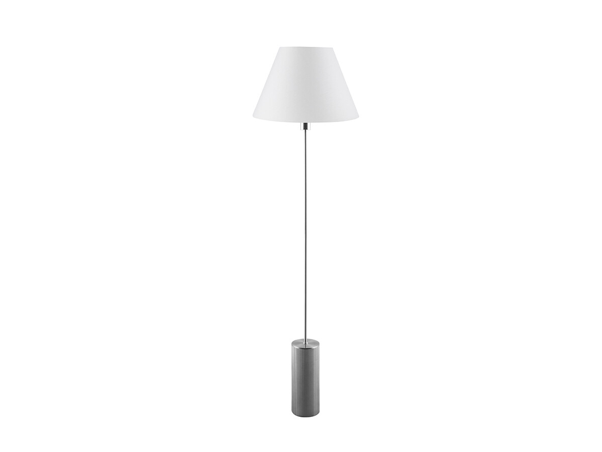 Globen Lighting – Rib Golvlampa Brushed Steel