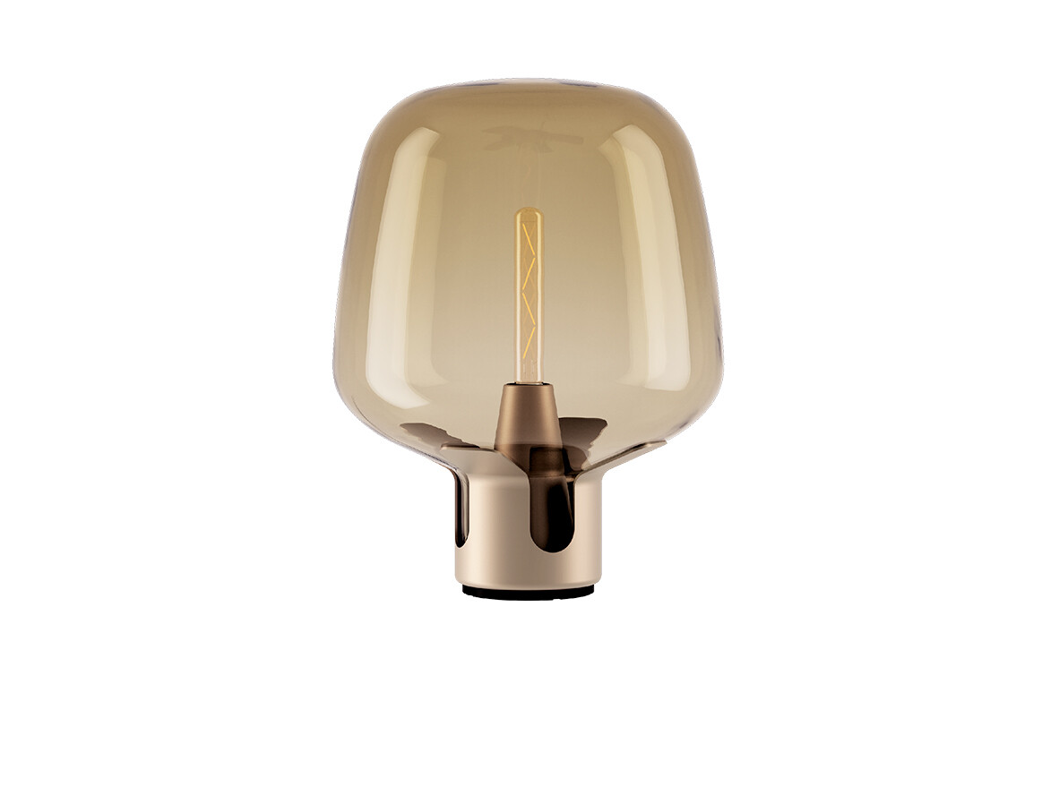 Lodes – Flar Bordslampa Medium Golden/Honey Lodes