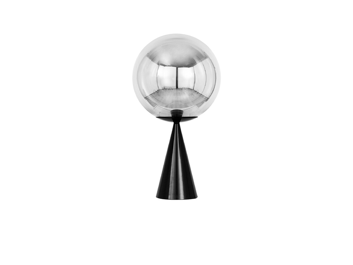 Tom Dixon – Globe Fat Bordslampa Silver