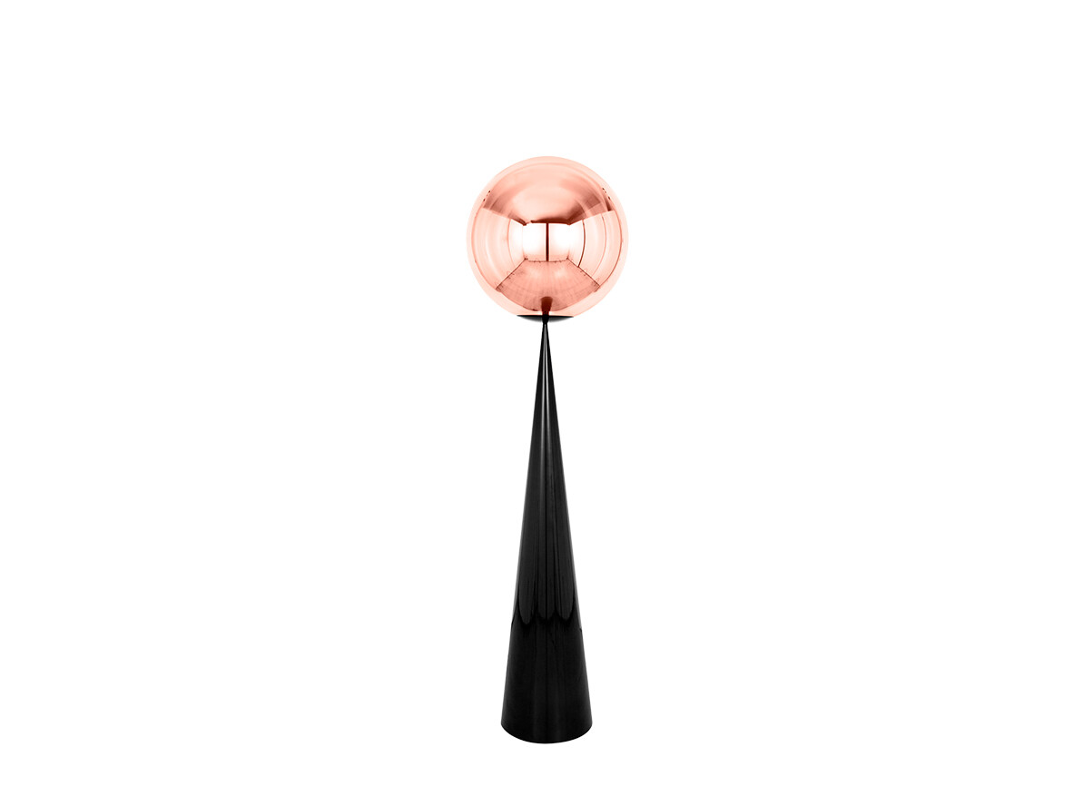 Tom Dixon – Globe Fat Taklampa Copper/Black