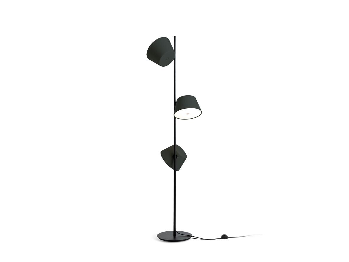 Marset – Tam Tam 3 P Golvlampa w/Mini Shades Black