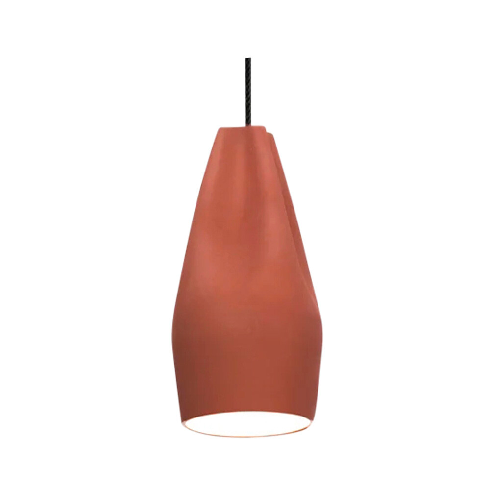 Marset – Pleat Box 13 LED Taklampa Terracotta/Vit