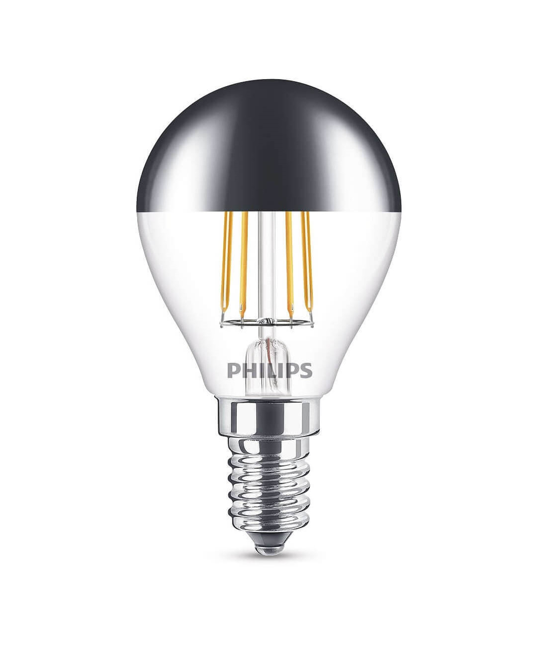 Philips – Päronlampa LED 4W Filament Toppreflektor Klot (397lm) E14