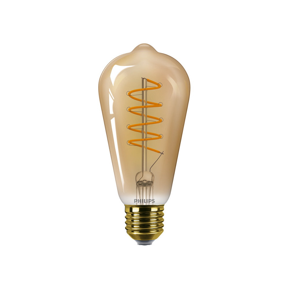Philips – Päronlampa LED 4W (250lm) Gold ST64 Dimmbar E27