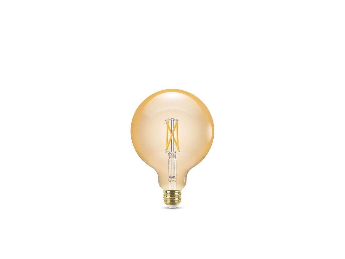 WiZPäronlampa Smart TW Amb. 7W 640lm 2000-5000K Globe Giant Gold E27WiZ