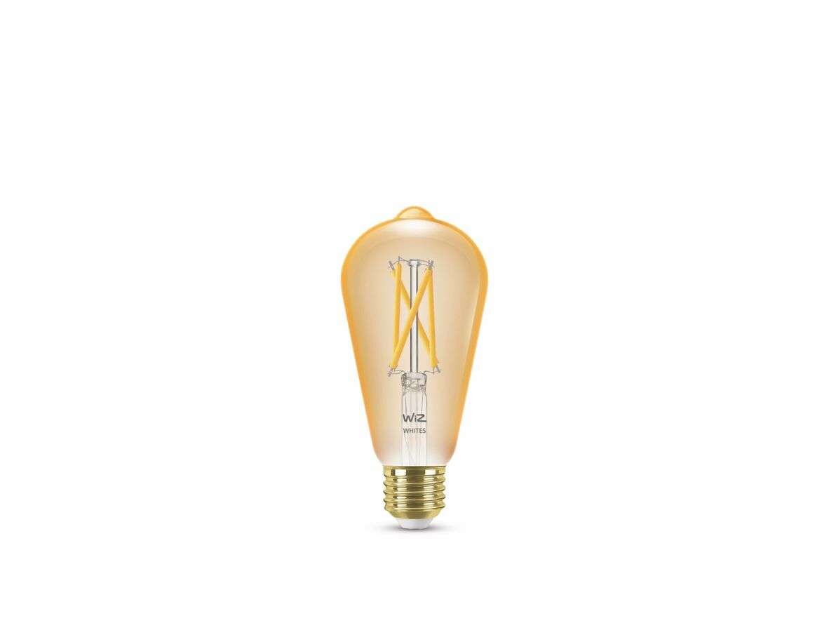 WiZPäronlampa Smart TW Amb. 7W 640lm 2000-5000K Edison Gold E27 WiZ