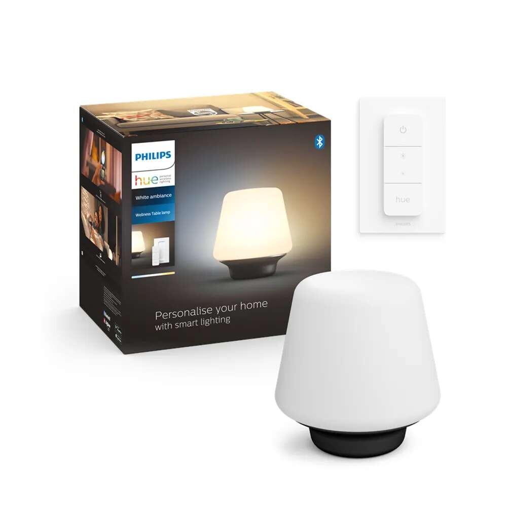 Фото - Люстра / світильник Philips Hue - Wellness Hue Lampa Stołowa Czarny -10-05T00:00+0200  2024