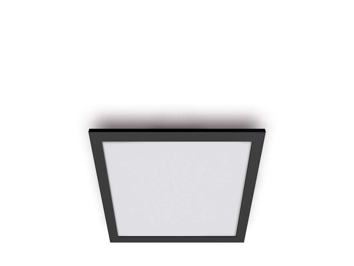 Zdjęcia - Żyrandol / lampa WiZ  Panel Lampa Sufitowa Square 12W Black -10-05T00:00+0200  2024