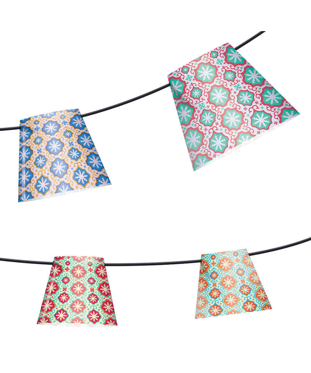 Party Polonaise String Light Azulejos