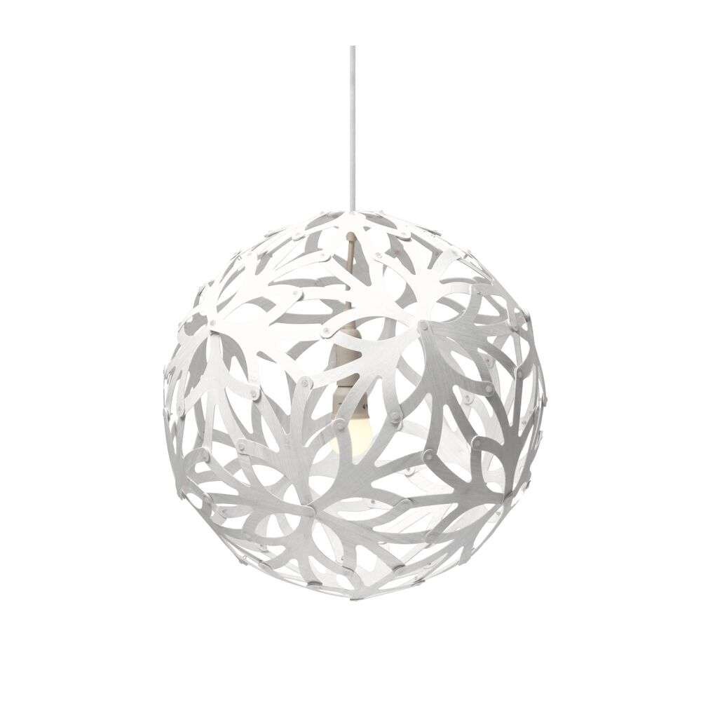 David Trubridge – Floral Taklampa Ø40 Vit 2 Sidor