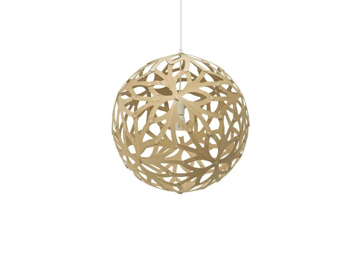 David Trubridge – Floral Taklampa Ø80 Bamboo