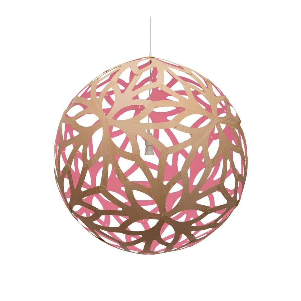 David Trubridge – Floral Taklampa Ø80 Rosa